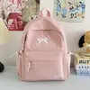 Mochila Escolar para Meninas, Estilo Japonês, Adequada para Alunos do Ensino Fundamental das Séries Três a Seis, Versátil e Simples, Grande Capacidade, Mochila de Estilo Fresco para Alunos do Ensino Médio