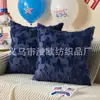 Popular Transfronterizo Cojín de Peluche 3D Cubierta de Cojín para el Día de la Independencia Decoración de Sofá Cojín para Cabecera Estilo Americano Estrella de Cinco Puntas