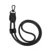 Cordón clásico para credencial de negocios hecho a mano con adornos de diamantes, longitud ajustable, correa larga para el cuello, cadena para el cuello del teléfono móvil, correa colgante portátil