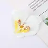 Flor de Orquídea Simulada Cabeça de Flor Decoração de Casa Parede de Flores de Casamento Planta Simulada Grampo de Cabelo Acessório de Cabeça DIY Flor Artificial