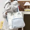 Bolso de hombro de gran capacidad, nuevo de verano 2026 para estudiantes, bolso cruzado, bolso tote, mochila escolar, bolso para tutorías