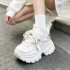 Zapatos Songgao de suela gruesa para mujer, zapatos tipo papá, nuevo estilo popular primavera y otoño 2026, zapatos casuales versátiles que aumentan la altura, zapatos deportivos de moda para mujer
