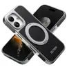 Funda para iPhone 18 Pro Max con Carga Inalámbrica, Succión Magnética, Soporte Giratorio 360°, Hebilla de Anillo, Funda de Cuero