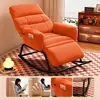 Mecedora sofá individual mecedora sillón reclinable para adultos silla de ocio para balcón lujo ligero despreocupado sofá para persona perezosa silla sofá se puede dormir
