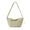 Bolso Pequeño Bolso de Mujer 2026 Nueva Tendencia de Moda Estilo Coreano Bolso de Hombro Bolso Cruzado Color Sólido Estudiante Artístico Bolso Semicírculo