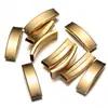 Acessórios de pulseira meia-lua lisa de aço inoxidável 40 mm * 10 mm manga em arco acessórios para vestuário
