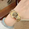 2025m Lisa Novo Produto Personalidade Tendência Europeu e Americano Estampa de Leopardo Selvagem Moda Relógio Feminino À Prova d'Água Relógio de Quartzo Feminino Transfronteiriço