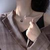 Collar de estrella estilo hip-hop para mujer, moderno, de internet, con diseño de nicho de celebridades, cadena de clavícula, joyería sencilla para el cuello, collar corto.