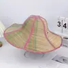 Chapéu de Sol de Verão Chapéu com Ventilador Dobrável Chapéu de Pesca Agrícola Proteção Solar Guarda-sol Grande e Pequeno Portátil Estilo Pastoral Chapéu de Pescador