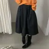 Roupas Femininas Roupas Femininas Coreanas Dongdaemun Alta Qualidade Outono Inverno Lã Xadrez Saia Nova Cintura Alta Emagrecedora Saia Curta Evasê Feminino Casual