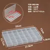 Caja de Almacenamiento de Plástico Transparente de 5 Compartimentos, 8 Compartimentos, 10 Compartimentos, 15 Compartimentos, 24 Compartimentos para Cuentas, Componentes, Joyería y Piezas