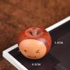 Pera de cártamo, todo va bien con madera de caqui naranja pequeña manzana mano pieza texto juego coche mesa de té sala de estar adornos