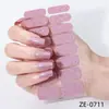 Zhengxiang Película de Esmalte de Uñas con Brillo Destellante Set de Pegatinas para Uñas Celebridad de Internet Europea y Americana Ins Transfronterizo Impermeable Amazon Pegatinas para Uñas