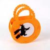 Bolsa de Doces de Halloween de Feltro Bolsa Tote Infantil Feita à Mão DIY Halloween Sacola de Gostosuras Adereços Presente