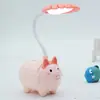 Luz noturna LED de interruptor de porco fofo e divertido Luz noturna LED mesa luminária de mesa pequena infantil presentes para empresa