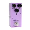 Pedal de efectos de guitarra: diez tipos de pedales de efectos mini, incluyendo delay, distorsión, overdrive, trémolo, coro simulado, un superventas transfronterizo