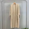 Suéter grosso, casual, elegante, 100% lã, para mulheres, cardigã longo acima do joelho, casaco macio e de modelagem solta