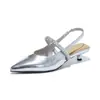 Sandalias de Punta Cerrada con Plantilla de Piel de Oveja de Primera Capa 2026 Nuevo Estilo Primavera/Verano Zapatos Mary Jane Franceses Zapatos Casuales para Mujer