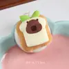 Peine de Cojín de Aire de Capibara Lindo de Dibujos Animados Portátil Colgante de Muñeca de Comida Peine Masajeador Plegable para Niña Peine de Airbag al por Mayor