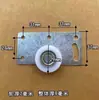 Rodízios para Guarda-Roupa Rodas de Câmera Côncavo-Convexas para Portas de Correr Rodas Móveis de Porta de Empurrar e Puxar Acessórios Rodas Planas para Porta de Empurrar de Guarda-Roupa Grande
