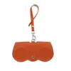 Estojo de Óculos Estilo Minimalista em Couro Protetor à Prova de Poeira Clipe para Óculos Manga Protetora Pingente Portátil Bolsa para Óculos de Sol Bolsa para Óculos Sol Borboleta