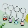 Lindo Llavero de Panda Pequeño Muñeco de la Suerte Tesoro Nacional Colgante para Mochila de Pareja Accesorios para Colgar en el Coche Bolsas de Coche Colgantes Regalo