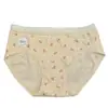 Roupa íntima feminina estilo creme doce, 100% algodão, algodão para bebês classe A, respirável, fundo 100% algodão, antibacteriana 10A, calcinha com fundo estendido