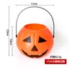 Linterna de Calabaza Grande para Halloween, Cubo de Calabaza Portátil con Luces, Accesorios de Decoración para Bar KTV, Linterna de Calabaza Cubo Brillante