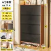 Gabinete de Zapatos Plegable Ultra Delgado para Uso Doméstico, Gabinete de Almacenamiento de Acero para Entrada, Estilo Retro, Gran Capacidad, Zapatero a Prueba de Polvo para Recibidor