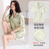 Pijama de Algodón Puro para Mujer en Verano con Shorts Acolchados de Manga Corta Nuevo Estilo 2026 Se Puede Usar Afuera Lindo Conjunto de Ropa para el Hogar Verano
