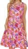 Fábrica de Origen Transfronterizo Ropa de Verano para Mujer Vestido sin Mangas Impresión Digital 3D Flor de Planta Hawaiana Vestido Largo Mujer