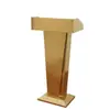 Púlpito de Fala Branco Simples de Alta Qualidade, Mesa de Palestra Moderna, Mesa de Boas-Vindas, Mesa de Recepção, Mesa do Anfitrião, Mesa de Inscrição
