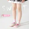 Calcetines Nuevos de Estilo para Niñas, Calcetines Finos de Primavera y Verano para Niños, Calcetines de Algodón Transpirables, Calcetines Cortos Transpirables de Malla para Niños y Niñas, Venta al por Mayor de Una Pieza