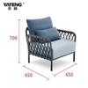 Móveis Woden Modelo Designer Sofá de Rattan Trançado para Exterior Villa Piscina Jardim Pousada Conjunto de Sofá de Rattan Arte em Rattan