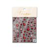 Tomoni&Tata Adesivos Finos e Resistentes para Nail Art Estilo Chinês Palavra em Tinta Adesivos de Unha Ano Novo Vermelho Rico Zodíaco Coelho Ta196