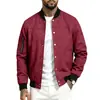 Comercio Exterior Transfronterizo Chaqueta de Béisbol de Ante para Hombre Primavera y Otoño Chaqueta de Piloto Estilo Americano Abrigo tipo Cárdigan Exclusivamente para Comercio Transfronterizo