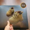 Botas Martin Versátiles de Moda para Niños 2026 Otoño/Invierno Nuevas Botitas para Bebé Niña Niños Casual Suela Suave Botitas Amarillas Pequeñas