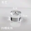 Suporte de Exibição Transparente de Acrílico Base Redonda para Joias Bola de Cristal Artificial Base de Armazenamento de Bola de Pérola