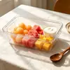 Caja de Conservación Fresca de Plástico con Tapa para Alimentos de Frutas y Verduras Caja de Almacenamiento de Alimentos PET Caja Transparente de Conservación Fresca Caja de Almacenamiento de Cocina