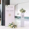 Nuevo Arreglo de Boda Estilo Bola de Flores para Camino Adornos de Mesa de Postres Ceremonia de Entrega en Ventana de Centro Comercial Ramo de Seda de Simulación