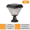 Luz solar para jardín exterior, luz de poste LED de alto brillo, iluminación decorativa impermeable para exteriores para casa, villa y jardín