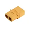 Conector XT60 ignífugo V0 de alta temperatura de baja resistencia para batería de modelo de aeronave, juego macho y hembra XT60