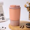 Caneca de Café da Moda, Copo de Água Simples de Aço Inoxidável, Conserva o Frio, Garrafa Térmica Octogonal Estilosa Portátil para Carro para Mulheres