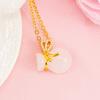 Nova imitação de bolsa de jade Hetian imitação de pingente de ouro 24k feminino micro-negócios ao vivo Net ouro vermelho fornecedores fabricantes atacado