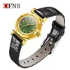 OFNS comercio exterior explosión en vivo correa de reloj de dama moda tres manecillas reloj de cuarzo simple reloj para estudiante mujer venta al por mayor