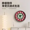 Reloj de Pared Popular Modelo 2026 para Sala de Mahjong, Reloj de Pared Decorativo para Sala de Ajedrez y Cartas, Reloj de Pared Silencioso Creativo para Sala de Estar