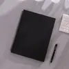 Carpeta para Partituras A4 Clips para Partituras de Piano Bolsillo Insertable Carpeta de Datos del Estudiante Negro Transparente