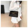 Bolso de Cadena Lingge para Mujer 2024 Nuevo Gran Capacidad PU Suave Casual Bolso Cuadrado Pequeño Simple Para Combinar con Todo Bolso de Viaje para Mujer
