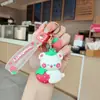 Figuritas de llavero de goma blanda de anime de dibujos animados, colgantes para mochila, accesorios para bolsos, pequeños adornos, al por mayor en stock para tiendas