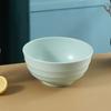 Tigela grande de palha de trigo Amazon 19,5 cm tigela japonesa comercial para salada ramen resistente a quedas grande capacidade atacado transfronteiriço